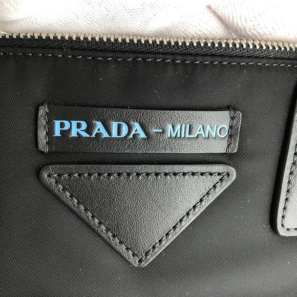 Prada Concept Nylon Leather Shoulder Bag Black - Picture 7 of 13
